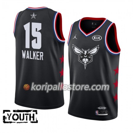 Charlotte Hornets Kemba Walker 15 2019 All Star Jordan Brand Musta Lasten Pelipaidat Swingman